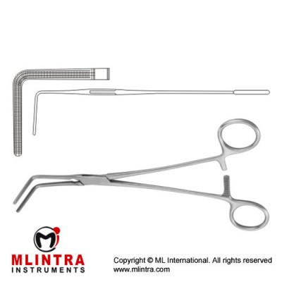 Lees Atrauma Bronchus Clamp Angled 90° Stainless Steel, 25.5 cm - 10" Lees Atrauma Bronchus Clamp Angled 90° Stainless Steel, 25.5 cm - 10"